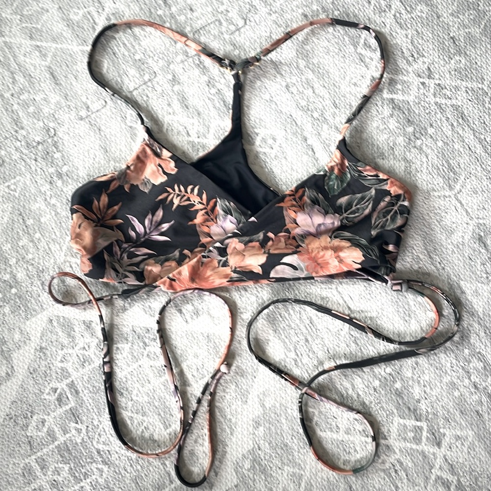 COPY - L*Space Kristin Bikini Top Size Large Color: Forget Me Not Floral